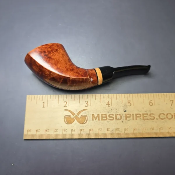 Jirsa Supreme Smooth Cobra w/ Acrylic Estate Briar Pipe, Unsmoked, 9mm - Image 8
