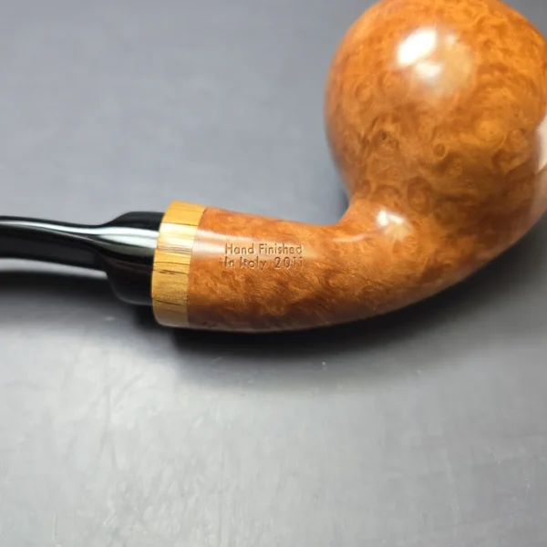 Luciano Pipe of the Year 2011 Smooth Danish Apple Estate Briar Pipe, Unsmoked - Image 8