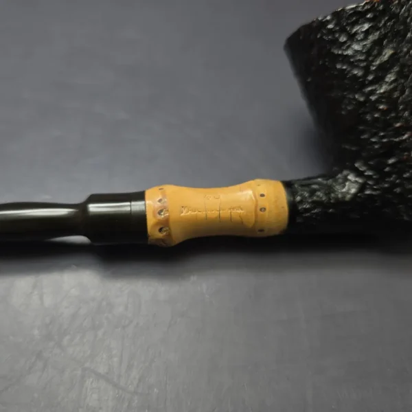 Stanwell c.1960s Hand Made Bamboo Sandblasted Nefertiti Dublin Estate Briar Pipe, Unsmoked - Image 8