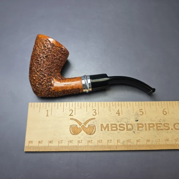 Lorenzetti Nova 02 Rusticated Dublin w/ Silver Estate Briar Pipe, Italian Estates - Image 8