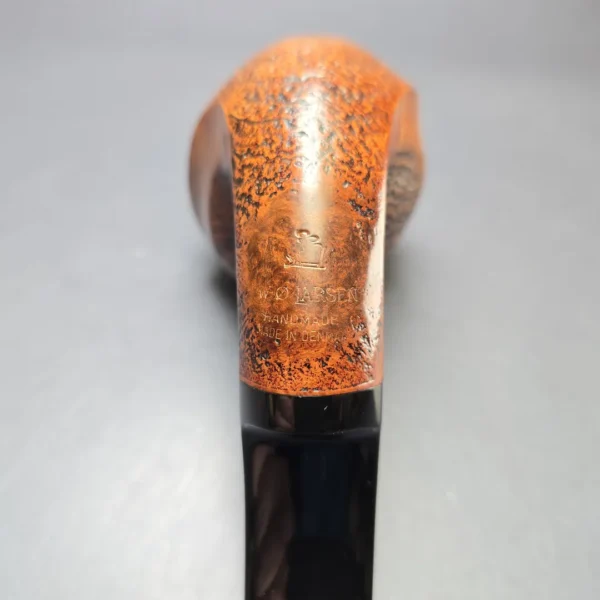 WO Larsen Pearl Grade Partially Sandblasted Cobra Estate Briar Pipe, Unsmoked - Image 8