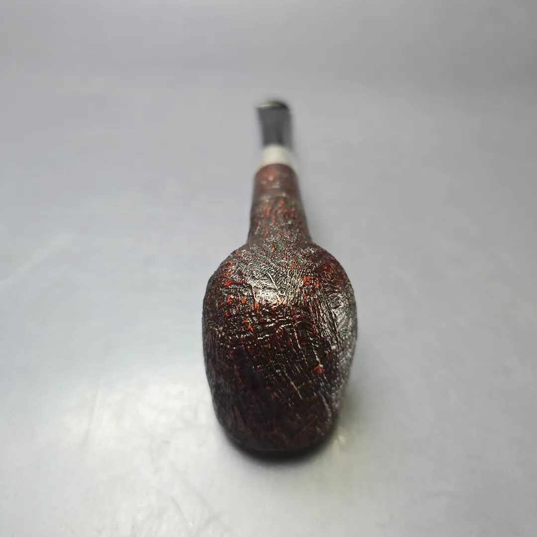 MBSD Briars Timeless Traditions 1 Sandblasted Billiard w/ Silver Handmade Briar Pipe, New - Image 8