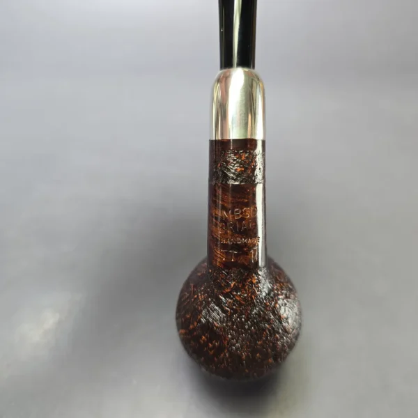MBSD Briars Timeless Traditions 1 Sandblasted Billiard w/ Silver Handmade Briar Pipe, New - Image 9