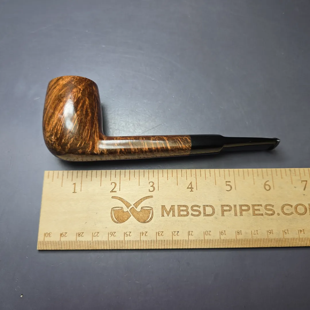 James Upshall P Grade Group 6 Smooth Lumberman Estate Briar Pipe, Unsmoked - Image 9