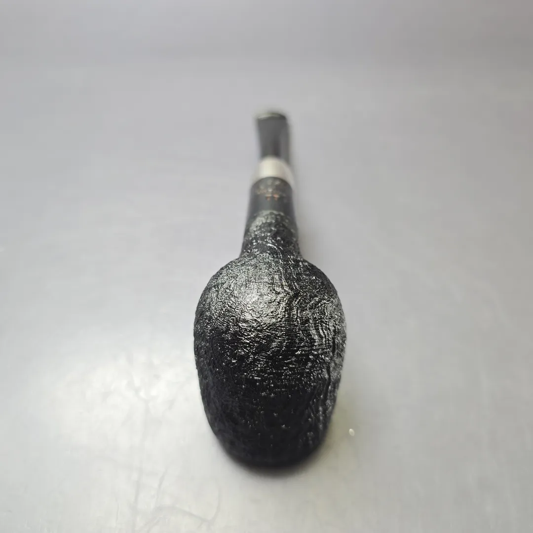 MBSD Briars Timeless Traditions 1 Sandblasted Billiard w/ Silver Handmade Briar Pipe, New - Image 9