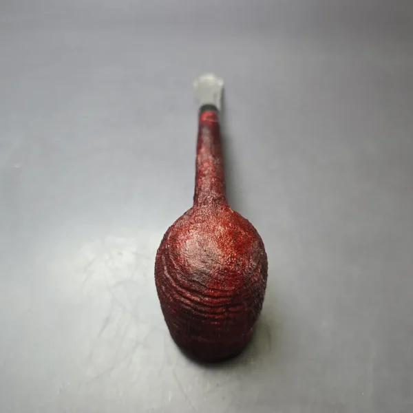 Pipe Tristan Sandblasted Liverpool w/ Perspex Handmade Briar Pipe, Unsmoked - Image 9