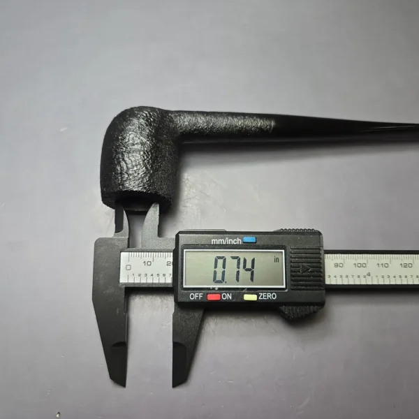 Pipe Tristan Timeless Series Sandblasted Billiard Briar Pipe, New - Image 9