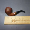 Papa Bear's Pipes by Tim Beaumont Partially Sandblasted Egg Handmade Briar Pipe, New - Image 9