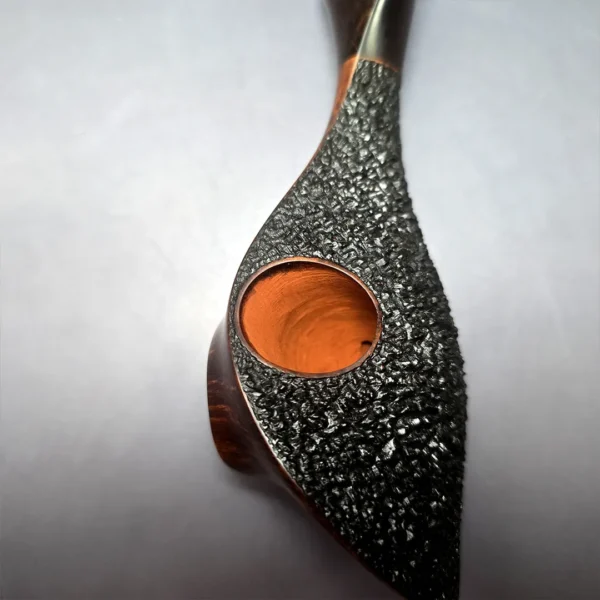 Michael Parks 2005 GKCPC Best in Show Giant Blowfish w/ Brazilian Rosewood Estate Briar Pipe, Unsmoked - Image 9