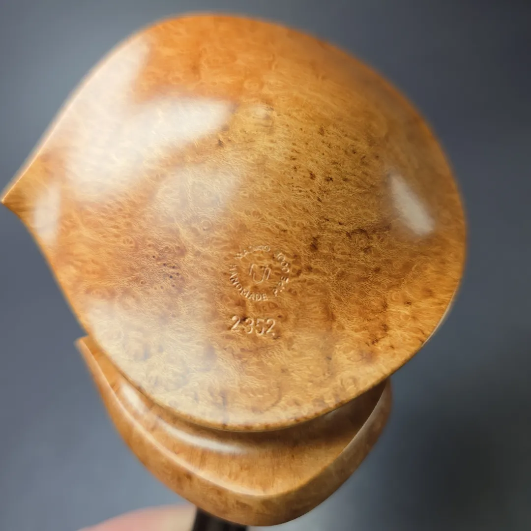 Madao 3000 Smooth Asymmetric Volcano w/ Boxwood Handmade Briar Pipe, New - Image 9