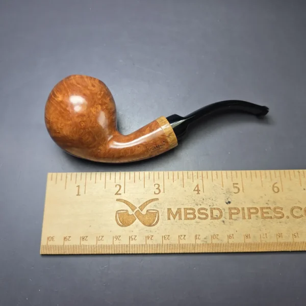 Luciano Pipe of the Year 2011 Smooth Danish Apple Estate Briar Pipe, Unsmoked - Image 9