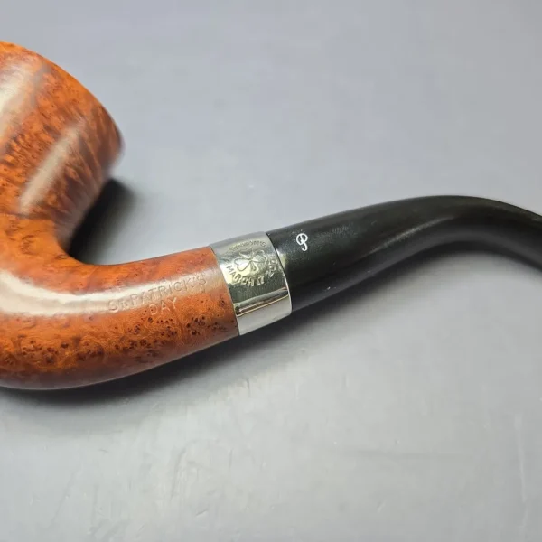 Peterson 2001 St Patrick's Day XL20 Smooth Bent Billiard Estate Briar Pipe, Irish Estates - Image 9