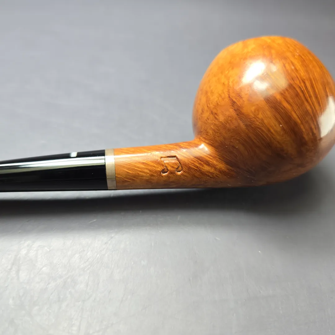 Don Carlos 2 Note Smooth Apple Prince w/ Silver Estate Briar Pipe, Italian Estates - Image 9