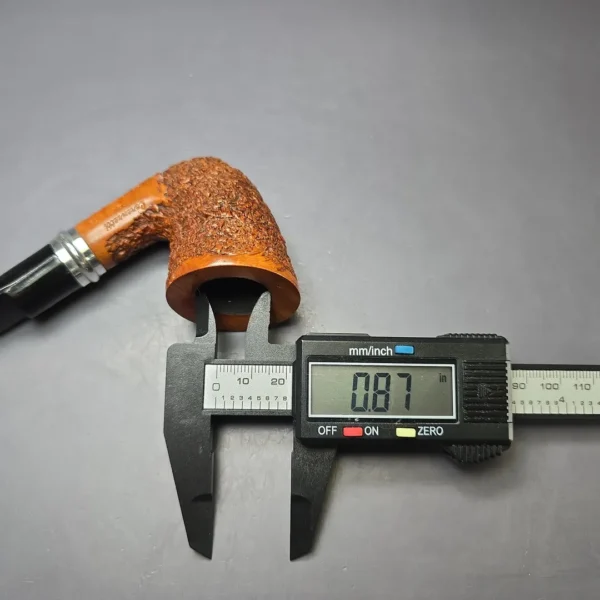Lorenzetti Nova 02 Rusticated Dublin w/ Silver Estate Briar Pipe, Italian Estates - Image 9