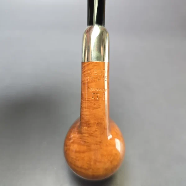 MBSD Briars Timeless Traditions 1 Smooth Billiard w/ Silver Handmade Briar Pipe, New - Image 9