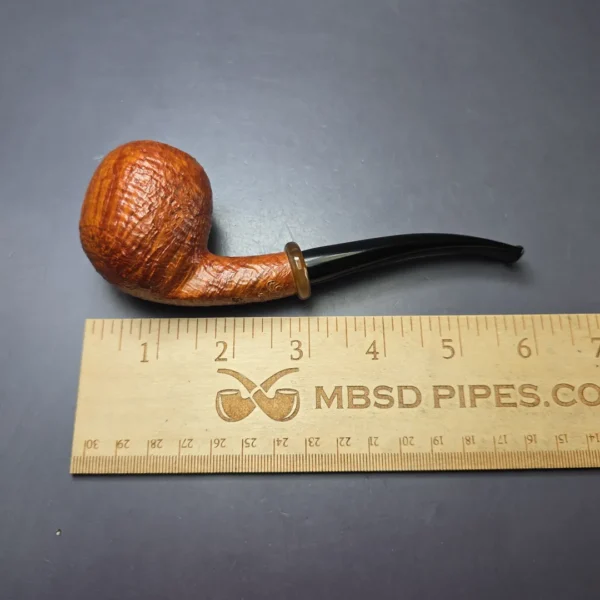 Neerup Signe Sandblasted Apple Estate Briar Pipe, Danish Estates - Image 9