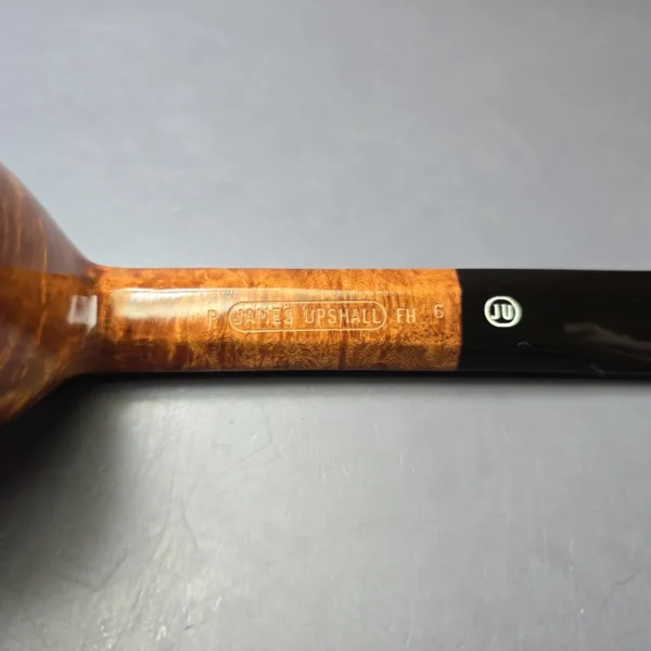 James Upshall P Grade Group 6 Smooth Panel Shank Canadian Estate Briar Pipe, Unsmoked - Image 10