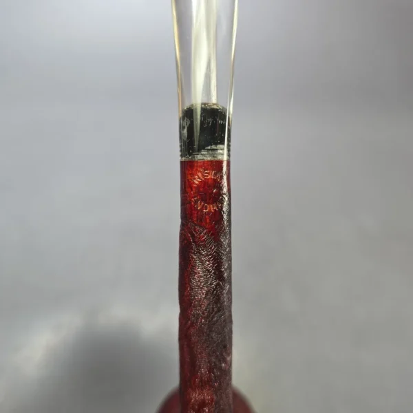 Pipe Tristan Sandblasted Liverpool w/ Perspex Handmade Briar Pipe, Unsmoked - Image 10