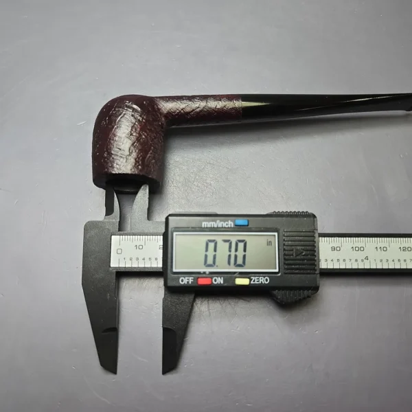 Pipe Tristan Timeless Series Sandblasted Billiard Briar Pipe, New - Image 10