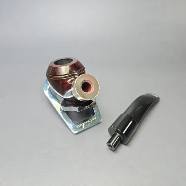 Ferndown REO 1* Smooth Rhodesian w/ Silver Estate Briar Pipe, Unsmoked - Image 10