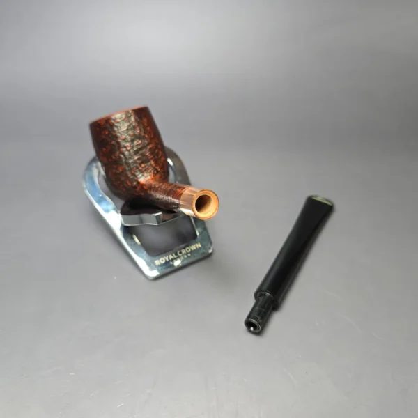 Bruno Nuttens Bing B1 Partially Sandblasted Billiard Briar Pipe, New - Image 10