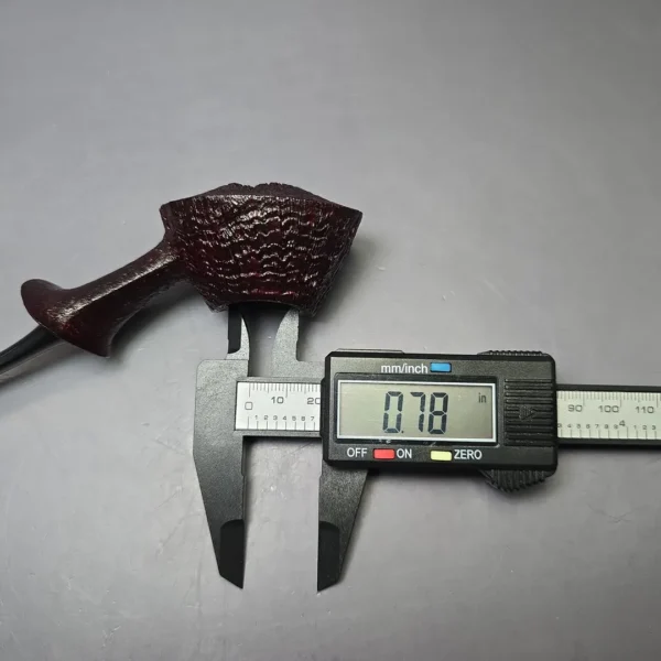 Madao 3000 Sandblasted Asymmetric Speeding Volcano Handmade Briar Pipe, New - Image 10