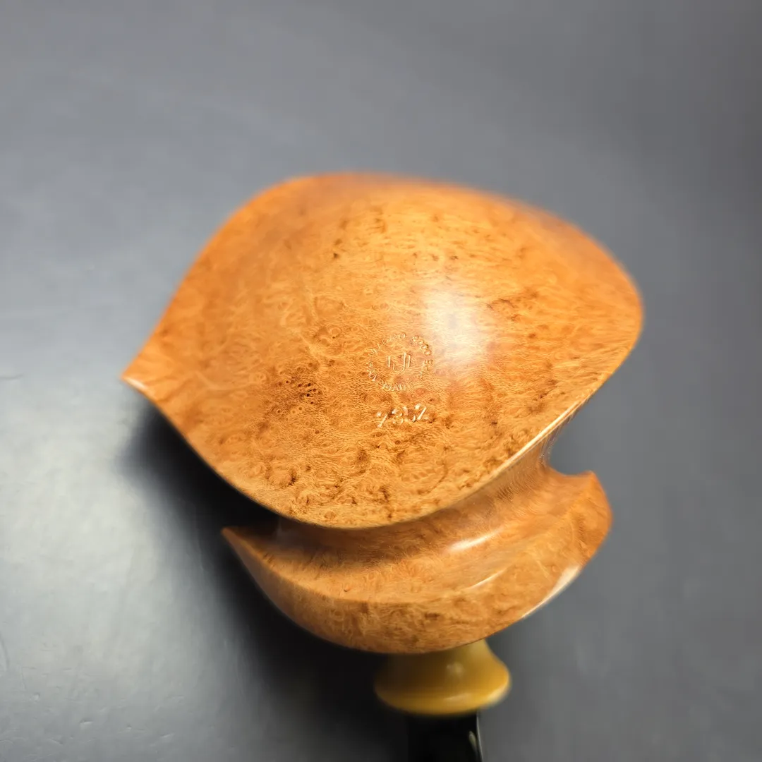 Madao 3000 Smooth Asymmetric Volcano w/ Boxwood Handmade Briar Pipe, New - Image 10