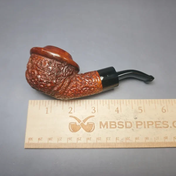 Charatan's Make Reuben Era Selected Partially Sandblasted Countryman Estate Briar Pipe, English Estates - Image 8