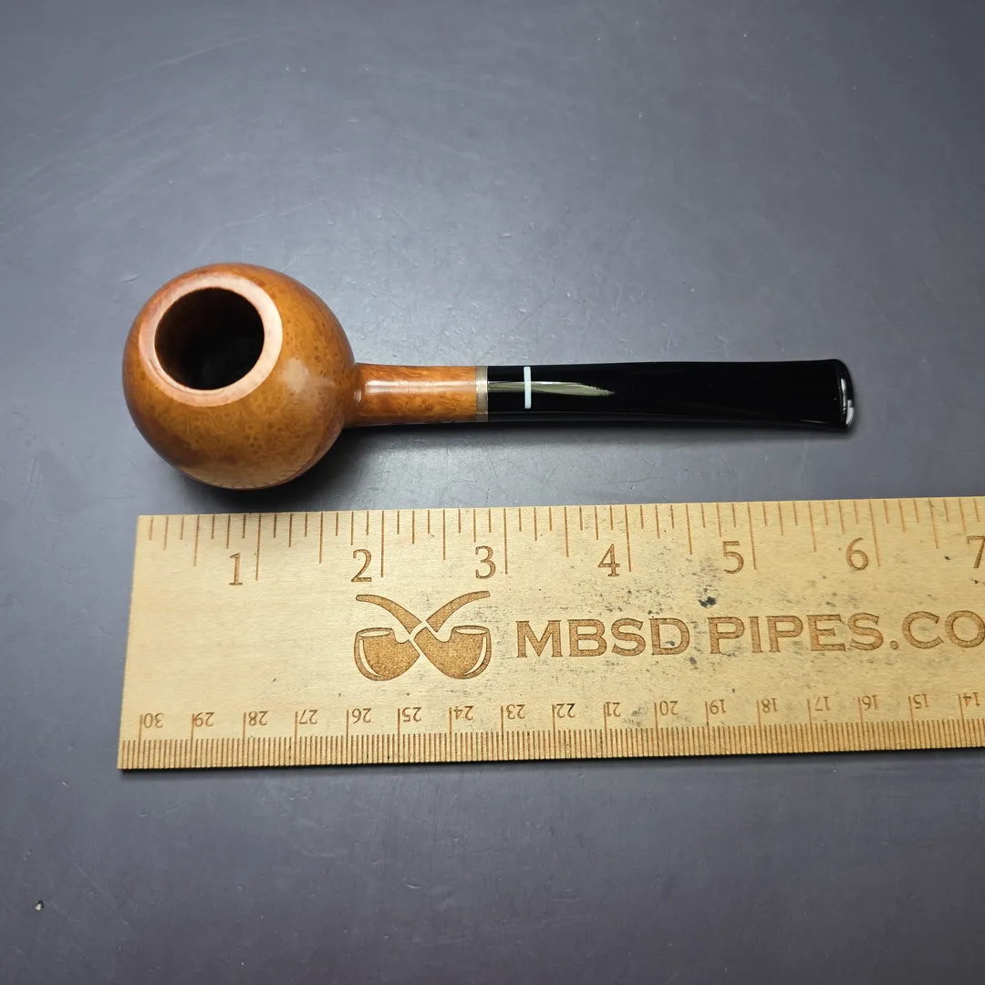Don Carlos 2 Note Smooth Apple Prince w/ Silver Estate Briar Pipe, Italian Estates - Image 10