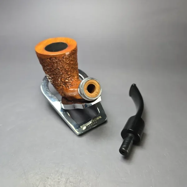 Lorenzetti Nova 02 Rusticated Dublin w/ Silver Estate Briar Pipe, Italian Estates - Image 10