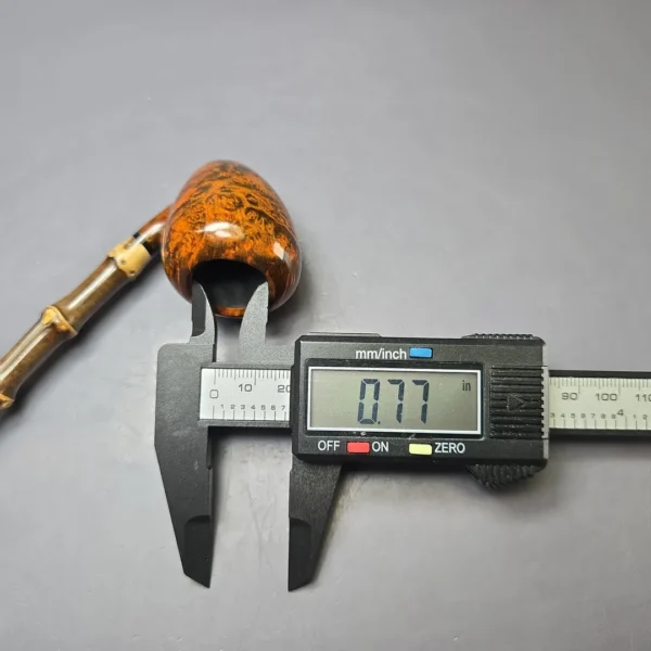 MBSD Briars Modern Masters 1 Smooth Peewit w/ Bamboo Briar Pipe, New - Image 10