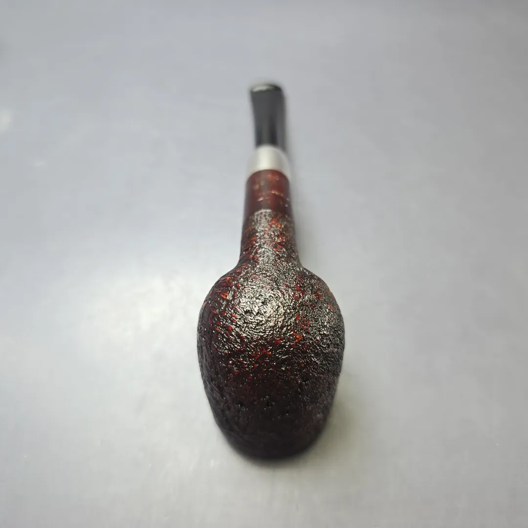 MBSD Briars Timeless Traditions 1 Sandblasted Billiard w/ Silver Handmade Briar Pipe, New - Image 10
