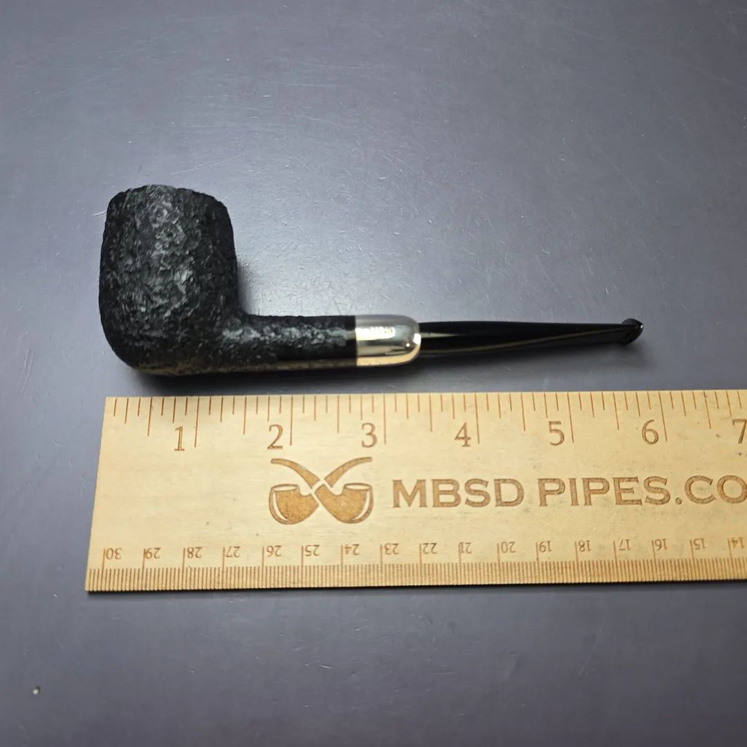 MBSD Briars Timeless Traditions 1 Sandblasted Billiard w/ Silver Handmade Briar Pipe, New - Image 10