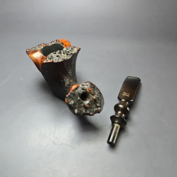 Ben Wade Fancy Sandblast XL Freehand Estate Briar Pipe, Danish Estates - Image 10