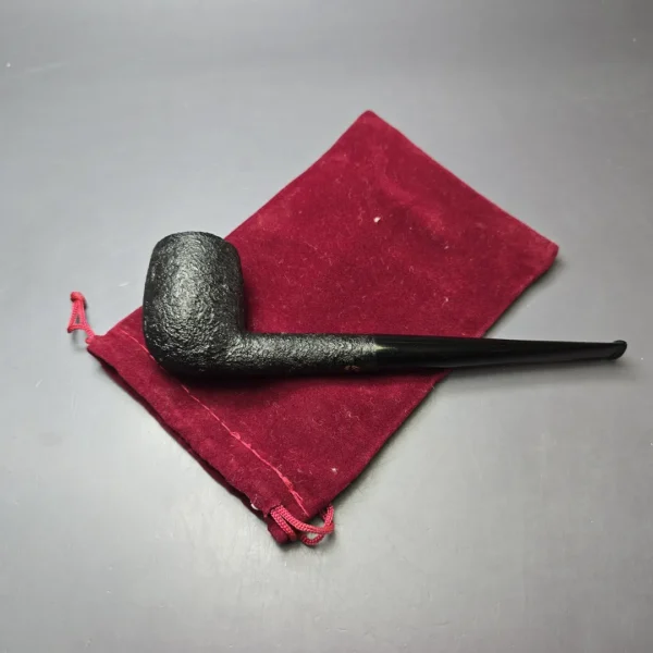 Pipe Tristan Timeless Series Sandblasted Billiard Briar Pipe, New - Image 11