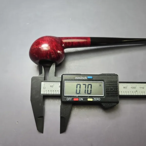 Pipe Tristan Timeless Series Smooth Tomato Briar Pipe, New - Image 11