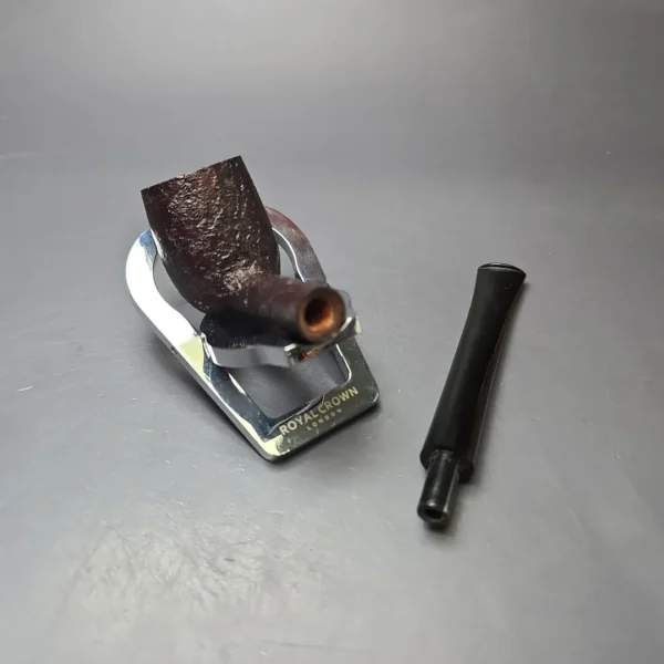 Pipe Tristan Timeless Series Sandblasted Billiard Briar Pipe, New - Image 11