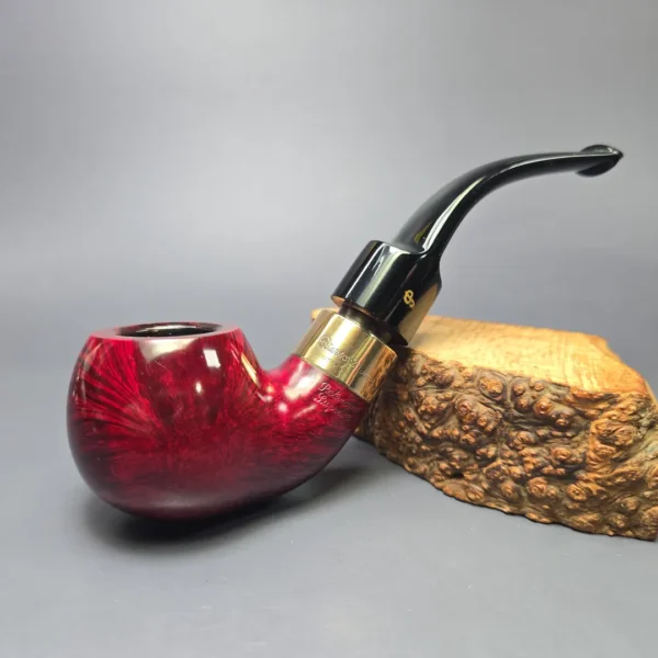 Peterson 1980 System Supreme Gold Mounted 2S Smooth Apple Estate Briar Pipe, Unsmoked - Image 11