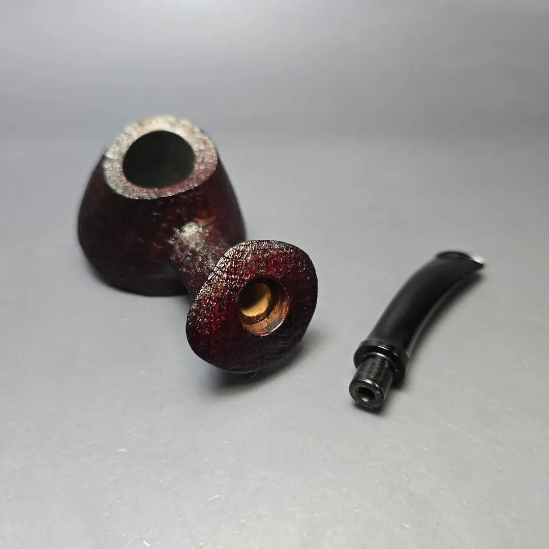 Madao 3000 Sandblasted Asymmetric Speeding Volcano Handmade Briar Pipe, New - Image 11