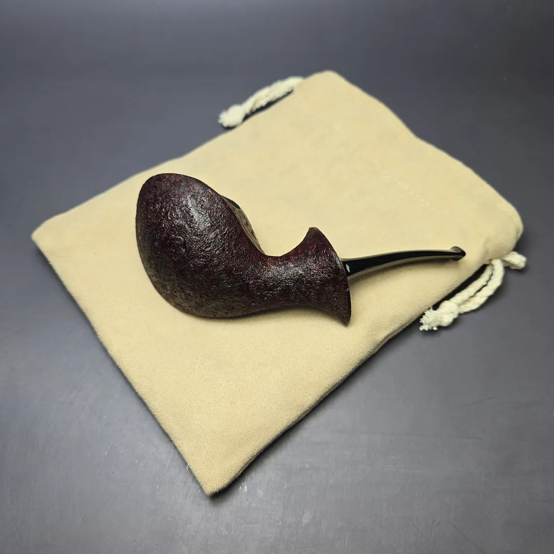 Madao 3000 Sandblasted Orca Handmade Briar Pipe, New - Image 11