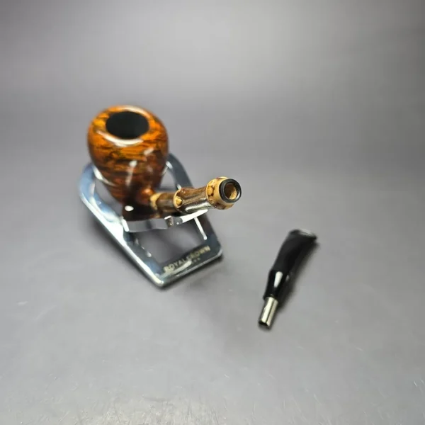 MBSD Briars Modern Masters 1 Smooth Peewit w/ Bamboo Briar Pipe, New - Image 11