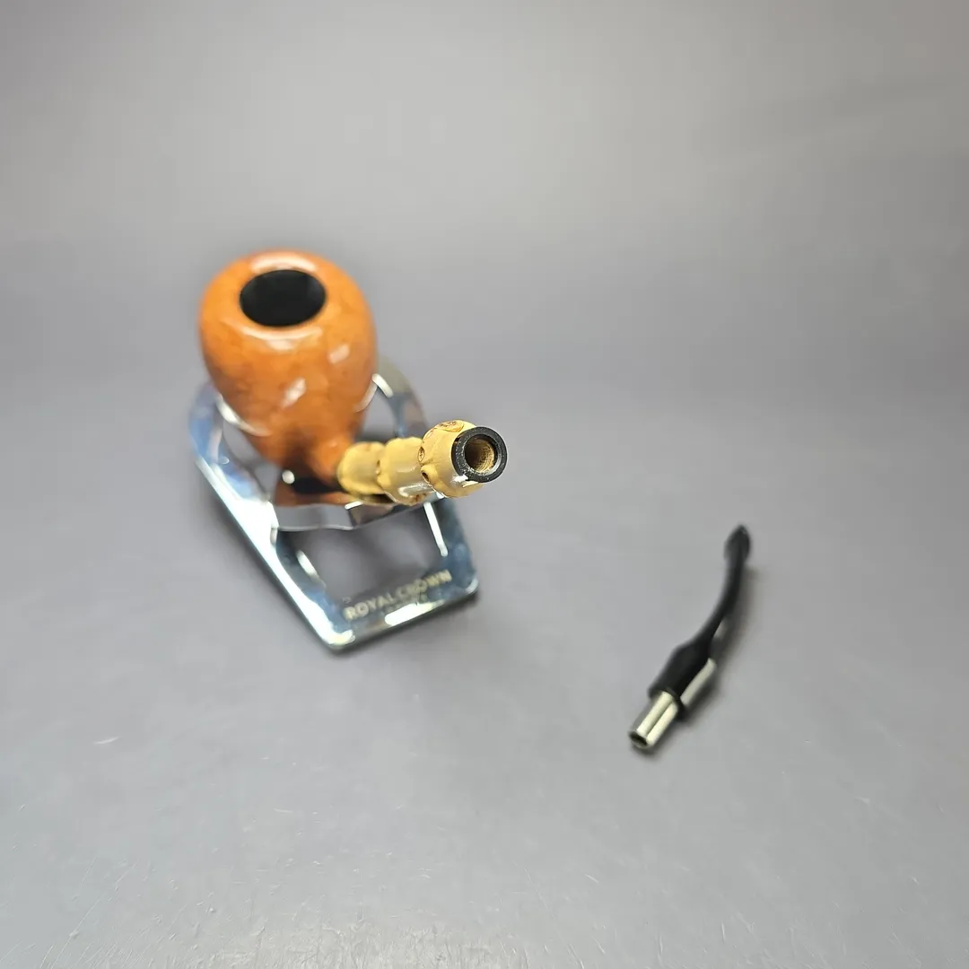 MBSD Briars Modern Masters 1 Smooth Peewit w/ Bamboo Briar Pipe, New - Image 11