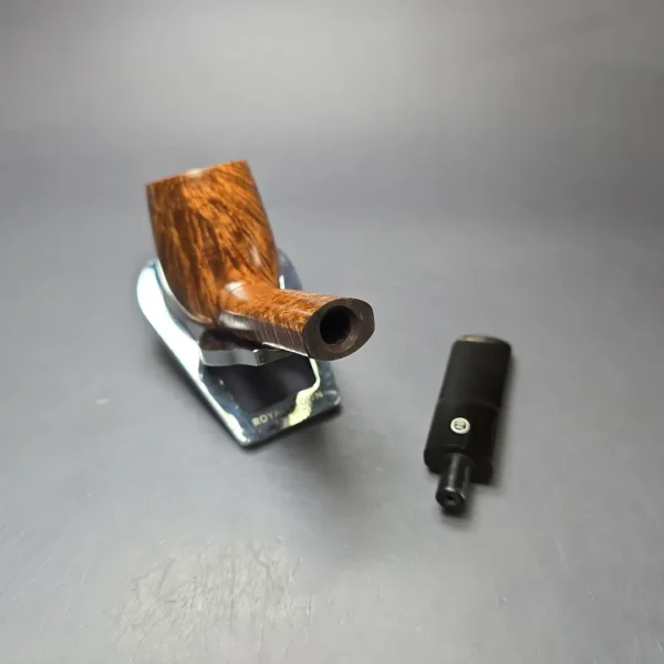 James Upshall P Grade Group 6 Smooth Lumberman Estate Briar Pipe, Unsmoked - Image 11
