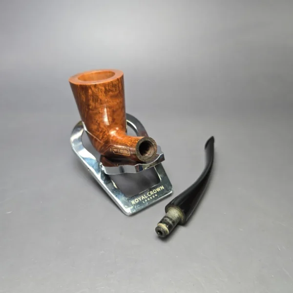 James Upshall 1980s P Grade Smooth Stack Dublin Estate Briar Pipe, Unsmoked - Image 12