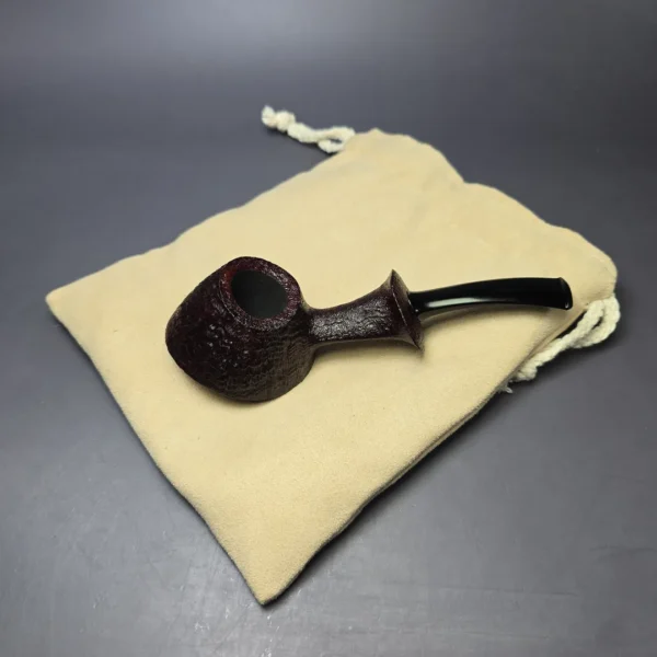 Madao 3000 Sandblasted Asymmetric Speeding Volcano Handmade Briar Pipe, New - Image 12