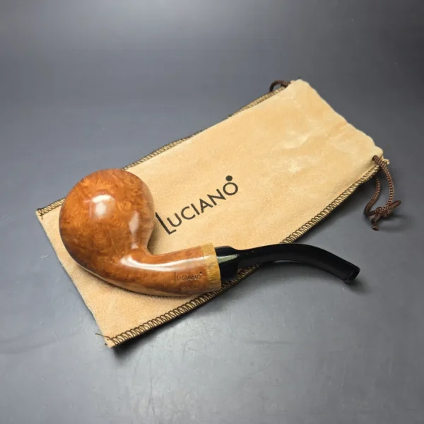 Luciano Pipe of the Year 2011 Smooth Danish Apple Estate Briar Pipe, Unsmoked - Image 12
