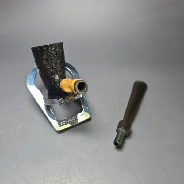 Stanwell c.1960s Hand Made Bamboo Sandblasted Nefertiti Dublin Estate Briar Pipe, Unsmoked - Image 12