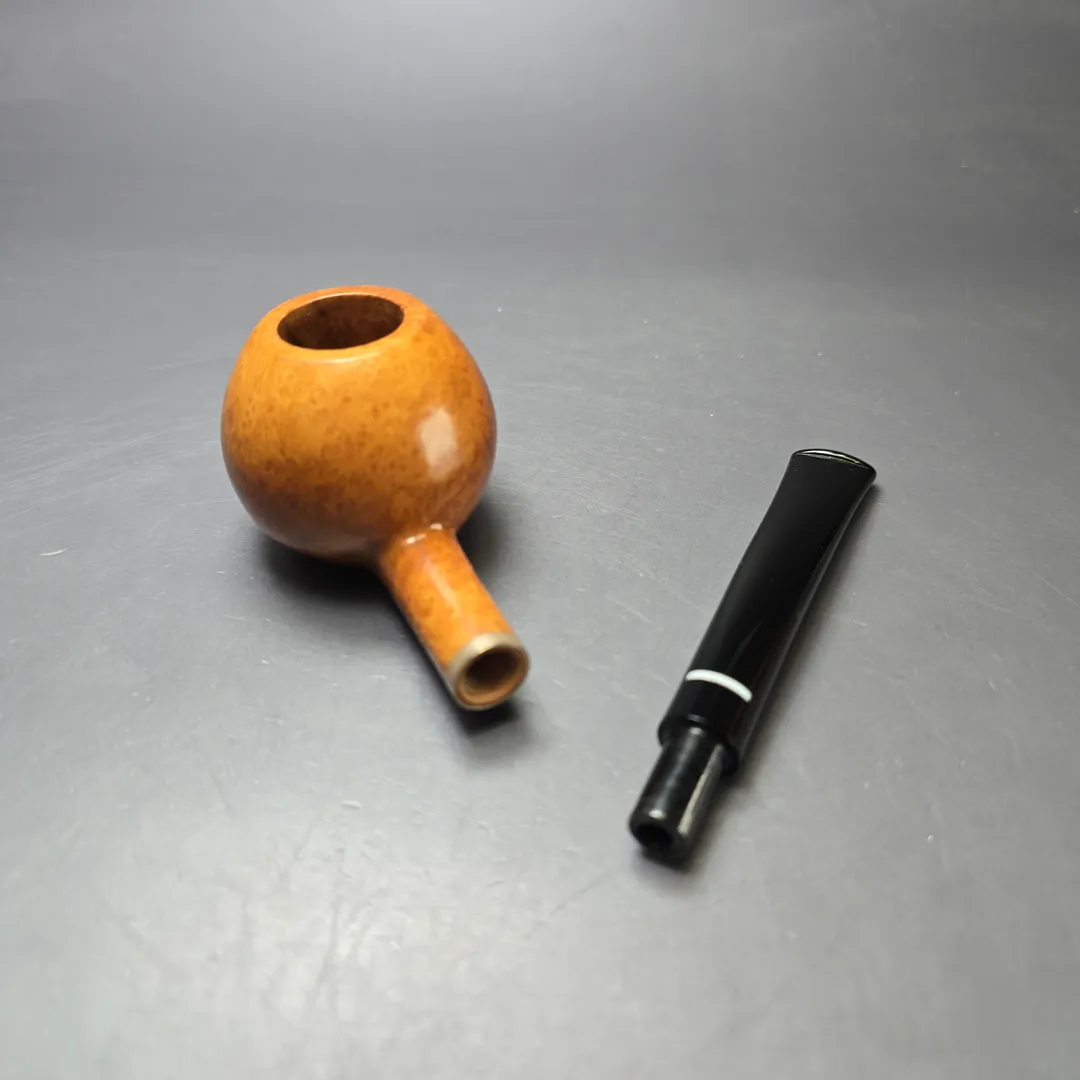 Don Carlos 2 Note Smooth Apple Prince w/ Silver Estate Briar Pipe, Italian Estates - Image 12