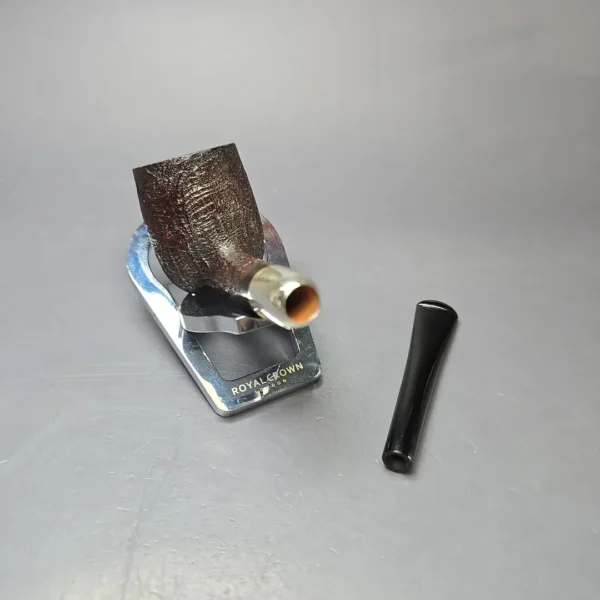 MBSD Briars Timeless Traditions 1 Sandblasted Billiard w/ Silver Handmade Briar Pipe, New - Image 12