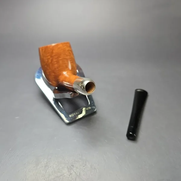 MBSD Briars Timeless Traditions 1 Smooth Billiard w/ Silver Handmade Briar Pipe, New - Image 12